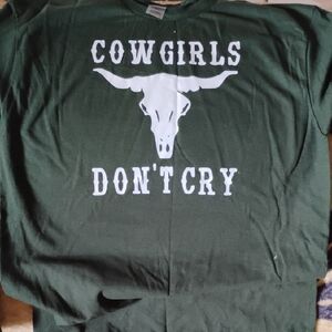Cowgirls Don't Cry Women's Long Sleeved T